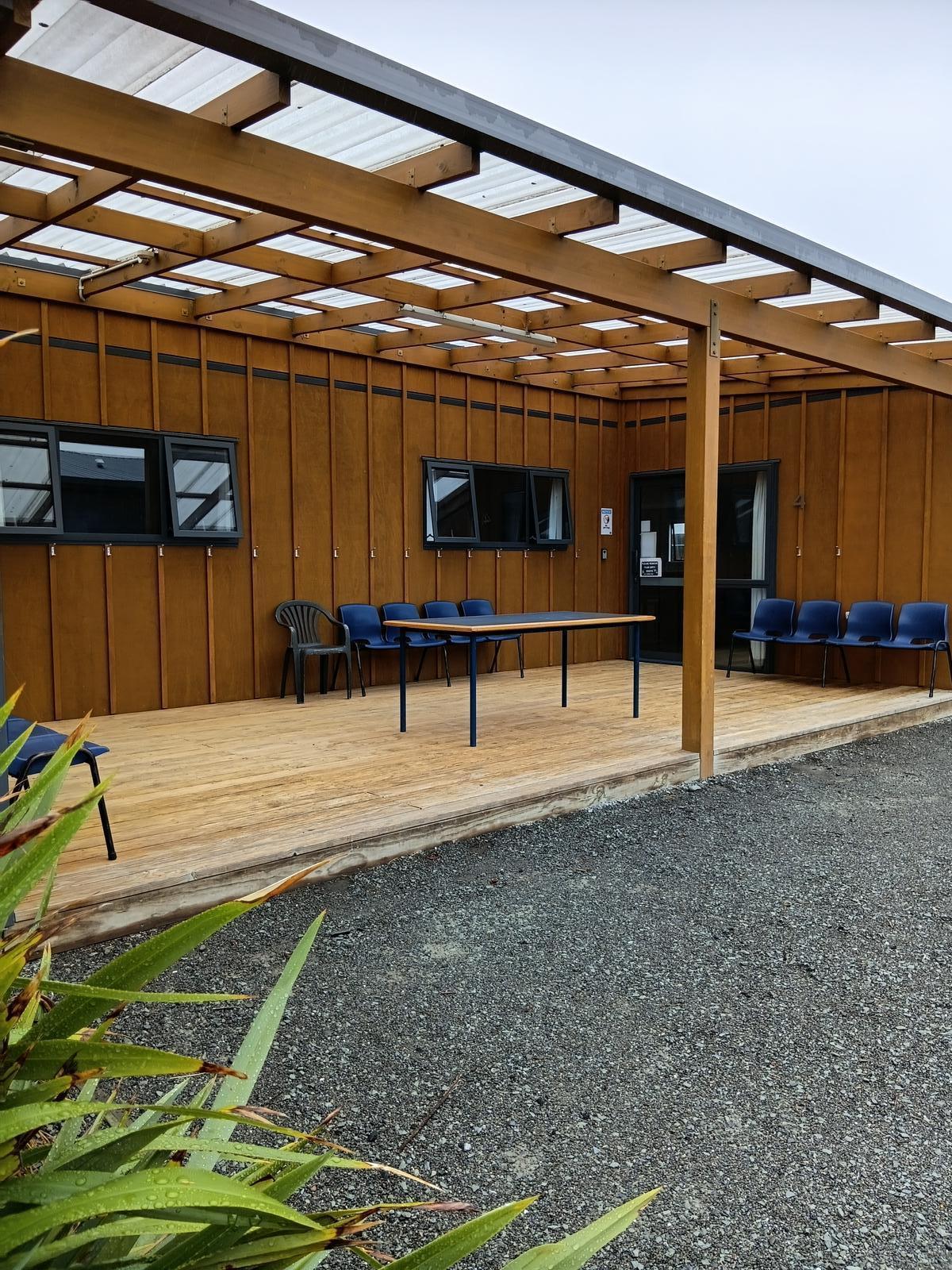 Outdoor deck and exterior facilities